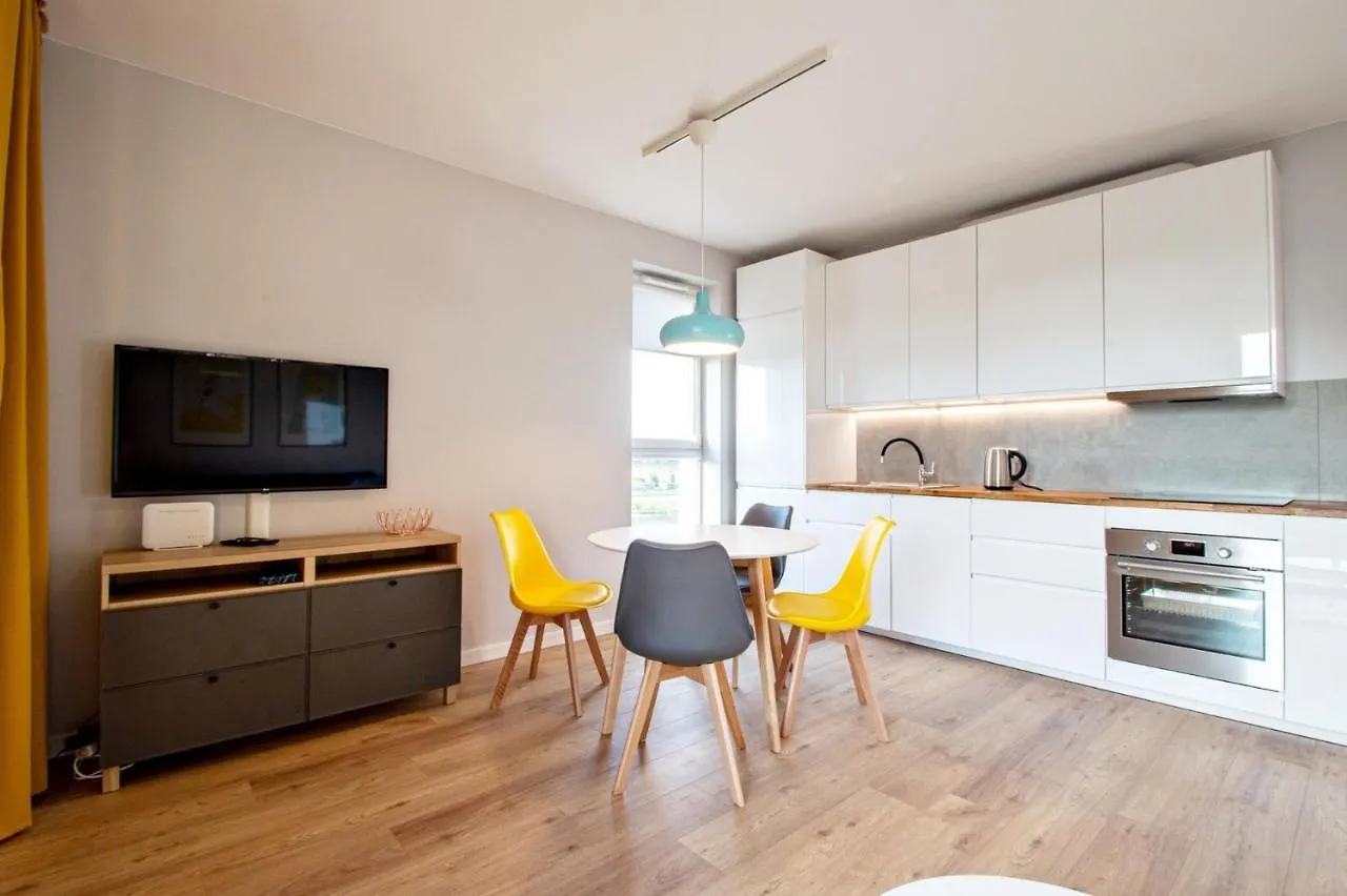 Modern, Two Bedroom, Shipyard View Apartment By Grand Apartments Gdansk