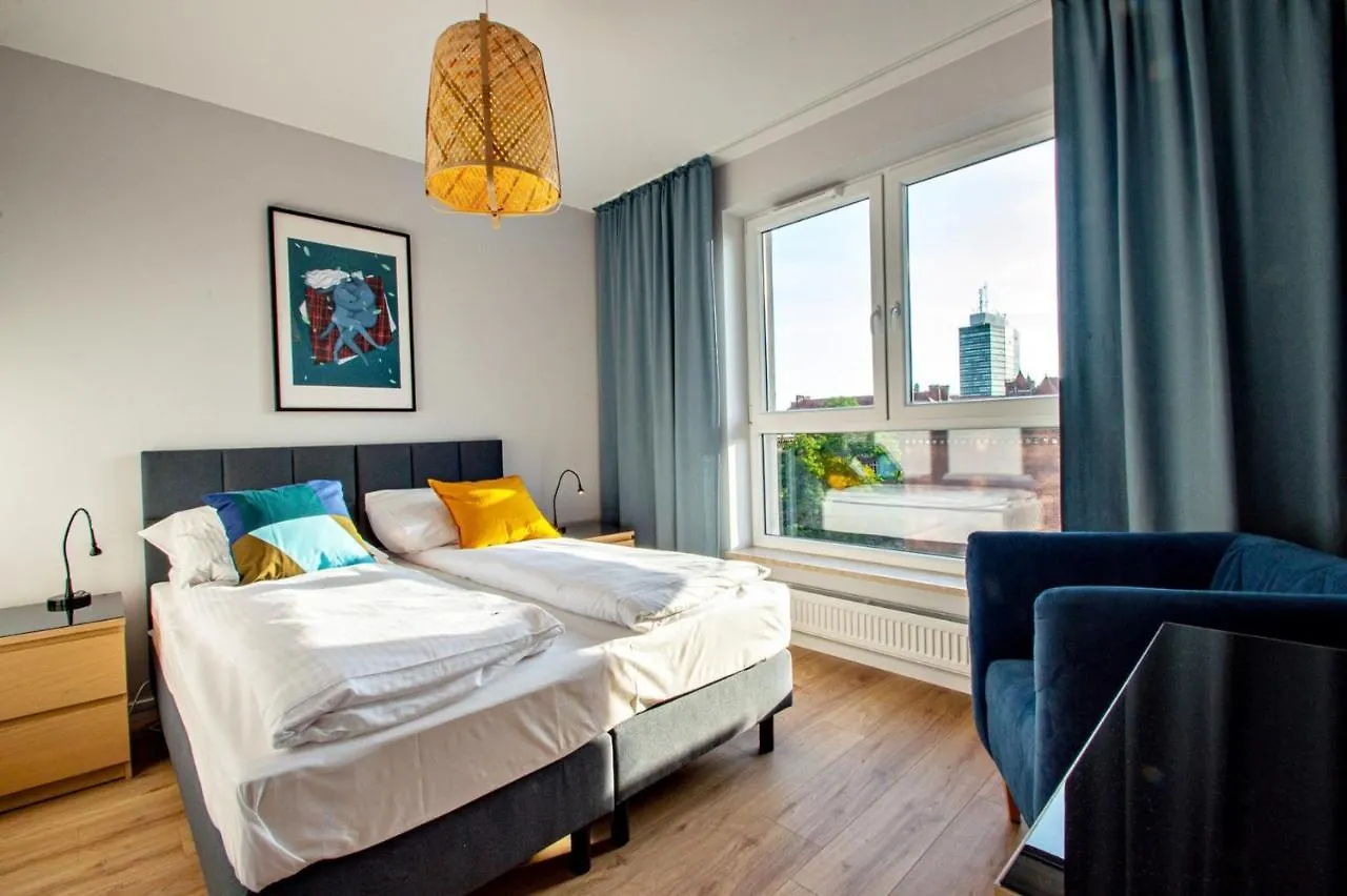 Modern, Two Bedroom, Shipyard View Apartment By Grand Apartments Gdansk Poland
